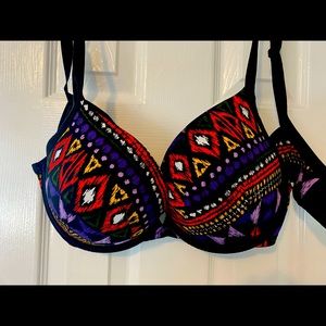 Cacique Plus Demi Underwire Plunge Bra- never worn